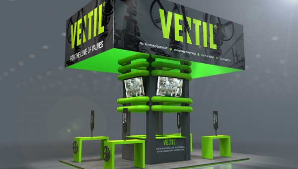 A new exhibit concept for Ventil Test and Repair Equipment